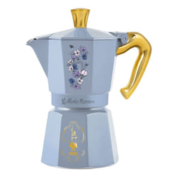 Bialetti Bridgerton Cafetière à moka Noir, Bleu, Or, Jaune