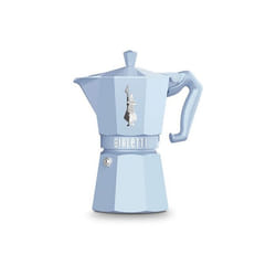 Set Cafetière italienne Bialetti 0009074 Moka Exclusive Bleu + 2 Paquets de café moulu