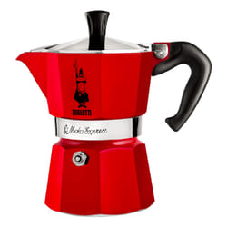 Bialetti Moka Express Cafetière à moka 0,13 L Rouge