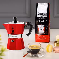 Bialetti Moka Express Cafetière à moka 0,13 L Rouge - Vue supplémentaire 4