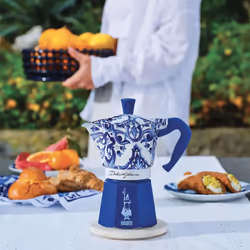 Bialetti 0005414 machine à café manuelle Cafetière à moka Bleu, Blanc - Vue supplémentaire 8