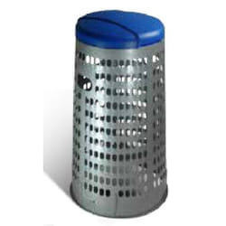 ICS SpA C452038 poubelle Rond Bleu, Gris