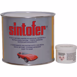 Enduit pour métal Sintofer Enduit pour carrosserie polyester bi-composant. Utilisation universelle pour tout type de métal, y ...