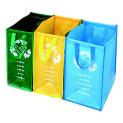 Mongardi R7018C99 poubelle Rectangulaire Bleu, Vert, Blanc, Jaune