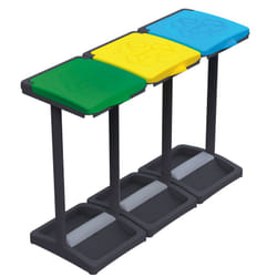 Mongardi 7416C99 trieur de déchets de cuisine 110 L 3 Nombre de paniers Plastique Bleu, Vert, Jaune