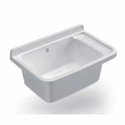 Mongardi 7832C98, Evier mural, Rectangulaire, Blanc, 1 bols, Rectangulaire, 600 mm