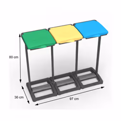 Porte-sac Tris pour tri sélectif - Mongardi Solutions pratiques pour l’extérieur Organiser et optimiser les espaces extérieur ...