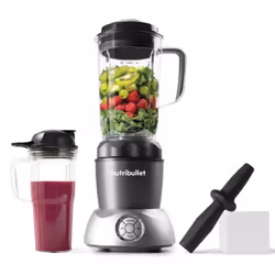 NutriBullet NB200DG, Mélangeur de table, 0,9 L, Pileur de glace, 900 W, Argent