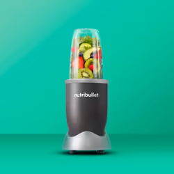 NutriBullet NB604DG, Mélangeur de table, 0,7 L, 600 W, Noir, Gris