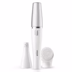 Braun Gesichtsepilierer Face 810 Blanc, Argent - Vue supplémentaire 2