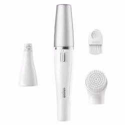 Braun Gesichtsepilierer Face 810 Blanc, Argent - Vue supplémentaire 4