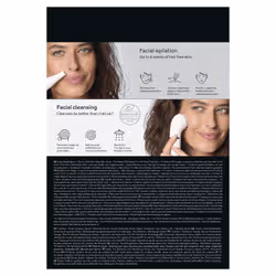 Braun Gesichtsepilierer Face 810 Blanc, Argent - Vue supplémentaire 7