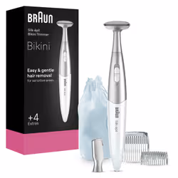 Braun Silk-épil Bikini Styler FG1100 tondeuse bikini Blanc, Argent - Vue supplémentaire 2