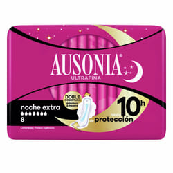 Ausonia compresas noche extra alas 9 u
