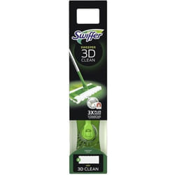 Kit de démarrage Swiffer 3D Clean : 1 Balai, 4 Lingettes Sèches Et 2 Lingettes Humides