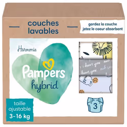 PAMPERS Hybrid Couches lavables pour bébé