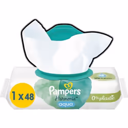 PAMPERS Harmonie Aqua - 48 Lingettes pour Bébé