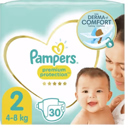 PAMPERS Premium Protection Taille 2 - 30 Couches