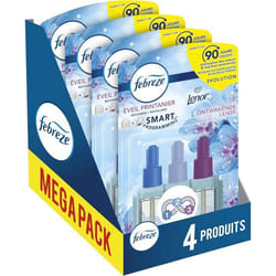 Febreze 3Volution Diffuseur Électrique de Parfum 4 x 20ml Eveil Printanier Élimination Des Odeurs Maison