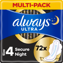 Always Ultra Secure Night, 72 pièce(s)