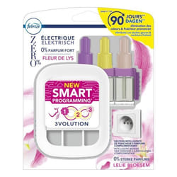 Kit De Démarrage Zero% Lys Pour Désodorisant Électrique Programmation Intelligente 20 ml Febreze 3Volution