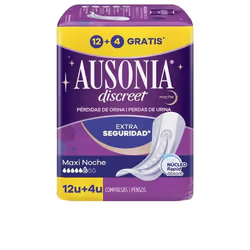 Serviettes pour incontinence maxi nuit Discreet 16 u