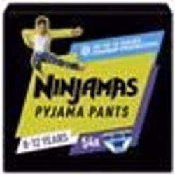 Ninjamas Pyjama Pants Garçon, 54 Sous-Vêtement De Nuit, 8-12 Ans, Pack 1 Mois - TU