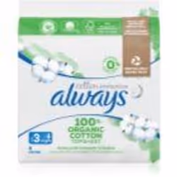 Sentez-vous libre même pendant vos règles. Les serviettes hygiéniques Always Cotton Protection Night offrent une protection c ...