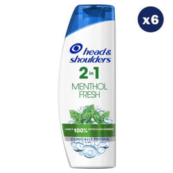 6 2-en-1 Menthol Fresh Shampooing 270ml Head&Shoulders