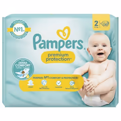 Couches Pampers Premium Protection Taille 2 x30 4kg - 8kg - Confort & Protection
