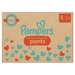 144 Couches-Culottes Pampers Premium Protection, Taille 5, 12-17 kg