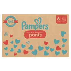 132 Couches-Culottes Pampers Premium Protection, Taille 6, 15+ kg