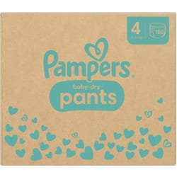 180 Couches-Culottes Baby-Dry, Taille 4, 9-15 kg