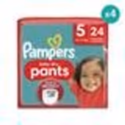 Couches-Culottes Baby Dry Taille 5 - Pampers - Pack de 24 - Blanc - Mixte
