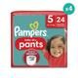 Couches-Culottes Baby Dry Taille 5 - Pampers - Pack de 24 - Blanc - Mixte