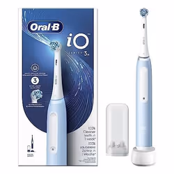 Oral-B Braun iO Series 3N, Adulte, Brosse à dents vibrante, Soin quotidien, Bleu clair, Blanc, 2 min, Bleu, Blanc