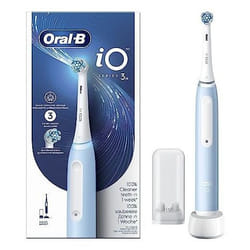 Oral-B Braun iO Series 3N Adulte Brosse à dents vibrante Bleu clair, Blanc