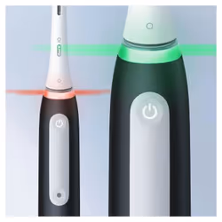 Oral-B iO 3 Matte Adulte Brosse à dents vibrante Noir, Blanc - Vue supplémentaire 5