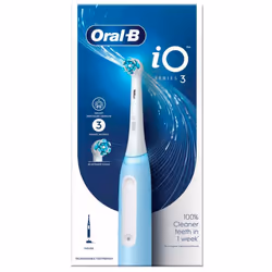 Oral-B IOSERIES3ICE brosse à dents électrique Adulte Brosse à dents rotative oscillante Bleu - Vue supplémentaire 2