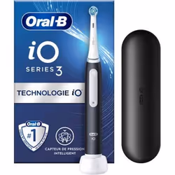 Oral-B 8006540731536, Adulte, Brosse à dents rotative oscillante, Soin quotidien, Sensible, Blanchiment, Noir, Blanc, 2 min, ...
