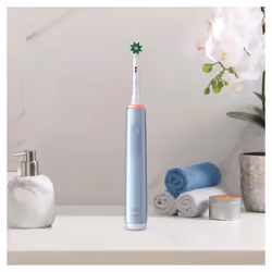 Oral-B Pro 3 3000 Cross Adulte Brosse à dents rotative oscillante Bleu