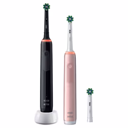 Oral-B Pro 3 3900N Gift Edition Adulte Brosse à dents rotative oscillante Noir, Rose