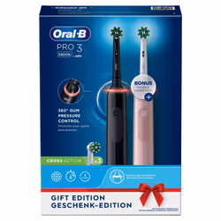 Oral-B Pro 3 3900N Gift Edition Adulte Brosse à dents rotative oscillante Noir, Rose