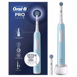 Oral-B Pro Series 1, Adulte, Brosse à dents oscillante, Bleu, Blanc, 2 min, Bleu, Rond