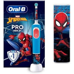 Oral-B Vitality Pro Kids Spiderman Enfant Brosse à dents rotative oscillante Bleu, Rouge