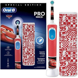 Brosse à dents électrique - Oral-B - Vitality Pro 103 - Étui inclus - Pour enfants - Blanc