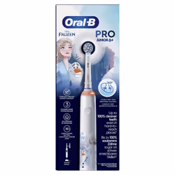 Oral-B PRO 14876673 brosse à dents électrique Enfant Brosse à dents rotative Multicolore, Blanc