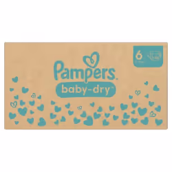 148 Couches Pampers Baby-Dry, Taille 6, 13-18 kg