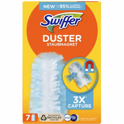 Ces recharges Swiffer Duster capturent et retiennent 3 fois plus de poussière et de saleté qu'un balai ordinaire. Composé de ...