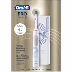 Oral-B Pro 3 3500 Olympia Special Edition, Soin quotidien, Sensible, Blanchiment, 3 mouvements par minute, Blanc, AC/Batterie ...